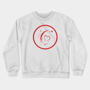 Discover True Romance: Art, Creativity and Connections for Valentine's Day and Lovers' Day Crewneck Sweatshirt